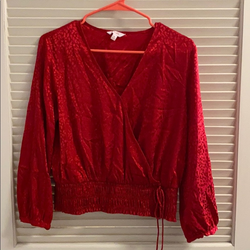 Candies from Kohl’s Red Blouse
